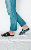 sandalias cómodas color negro Cammina