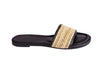 sandalias negras tacon bajo CAMMINA