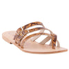 sandalias color beige mujer Cammina