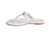 sandalias blancas planas Cammina