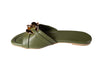 sandalias verdes olivo para mujer Cammina