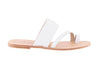 Sandalias Blancas con Cuero Reciclado Cammina