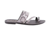 SANDALIA CAMMINA DOMINICANA SERPIENTE GRIS