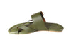 sandalias con memory foam mujer color verde Cammina