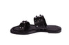 sandalias con estoperoles negras Cammina