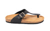 sandalias negras de piso Cammina