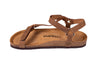 sandalias cómodas de piel cafe mujer Cammina