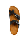 sandalias para hombre negras de piel Cammina