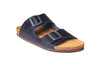 sandalias de piel para hombre azul marino Cammina