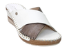 SANDALIA CAMMINA 11236-03 BLANCO/INOX
