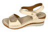 SANDALIA CAMMINA 11245-01 MARFIL/SERPIENTE