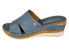 Sandalia Cammina 11253-01 azul, de piel - foto 1