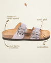 Infografía Sandalia Cammina Tulum Blanco
