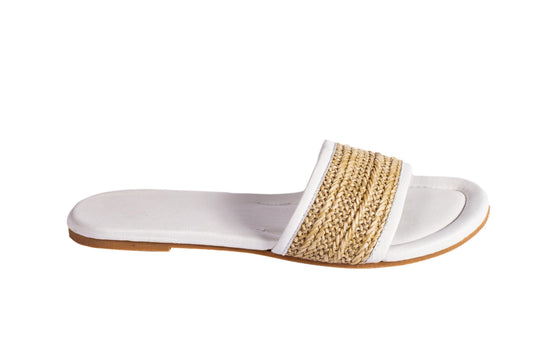 Sandalias blancas mujer Cammina 