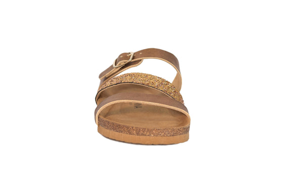 sandalias bronce piel Cammina
