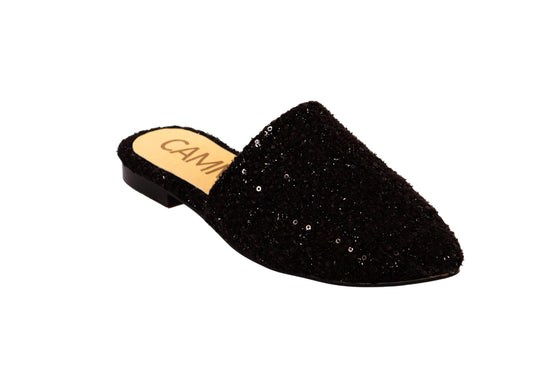 FLAT CAMMINA DUBLIN TWEED NEGRO - cammina.mx