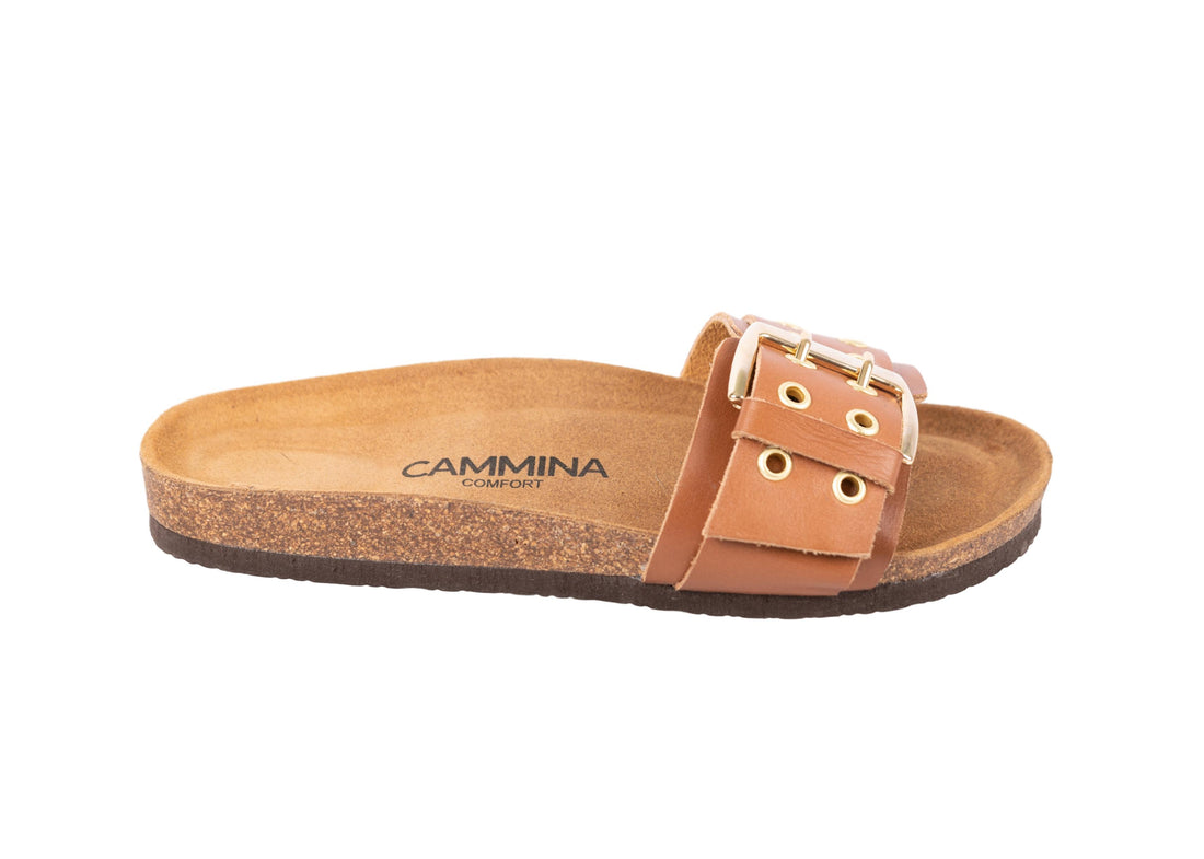  sandalias cafés de piso Cammina